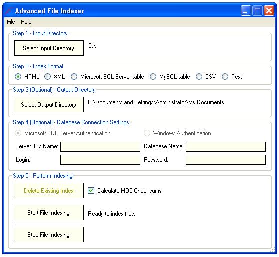 Advanced File Indexer 1.11 full