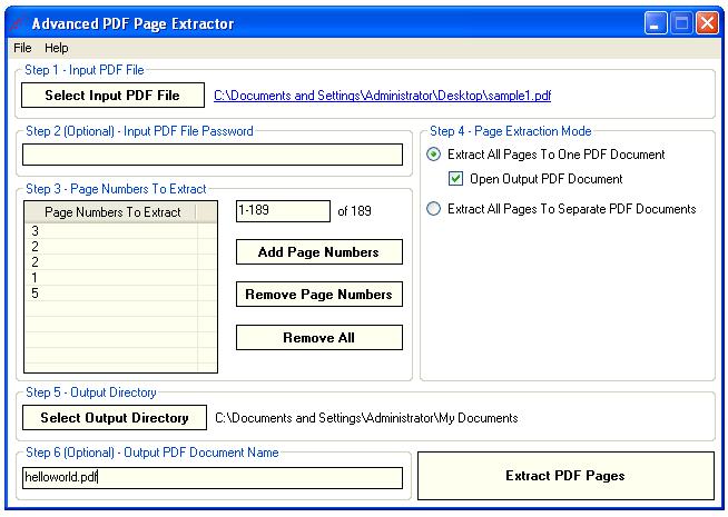 online free pdf extractor