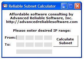 Reliable Subnet Calculator